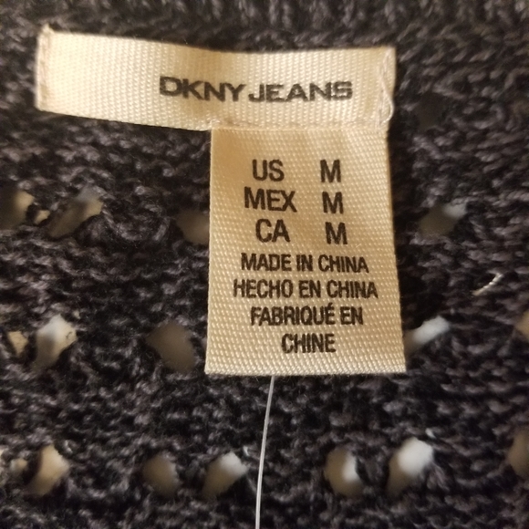 NWT DKNY Open Knit Cardi - Picture 7 of 8